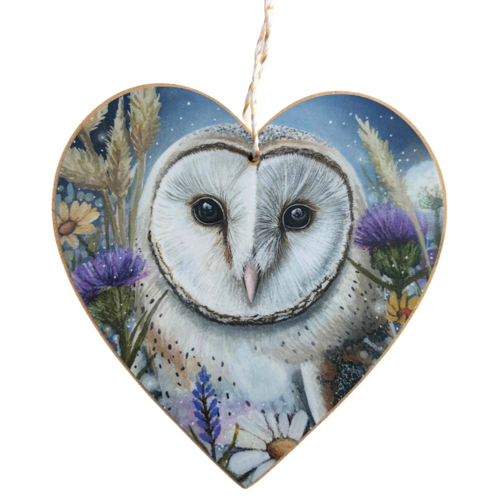 The Wildflower Watcher - Hanging Heart