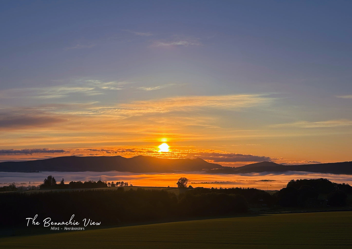 The Bennachie View - Postcard
