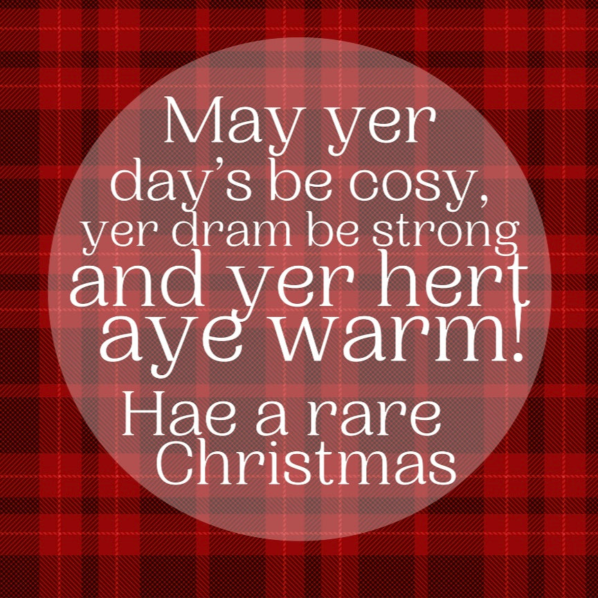 May Yer Day’s Be Cosy - Doric Christmas Card