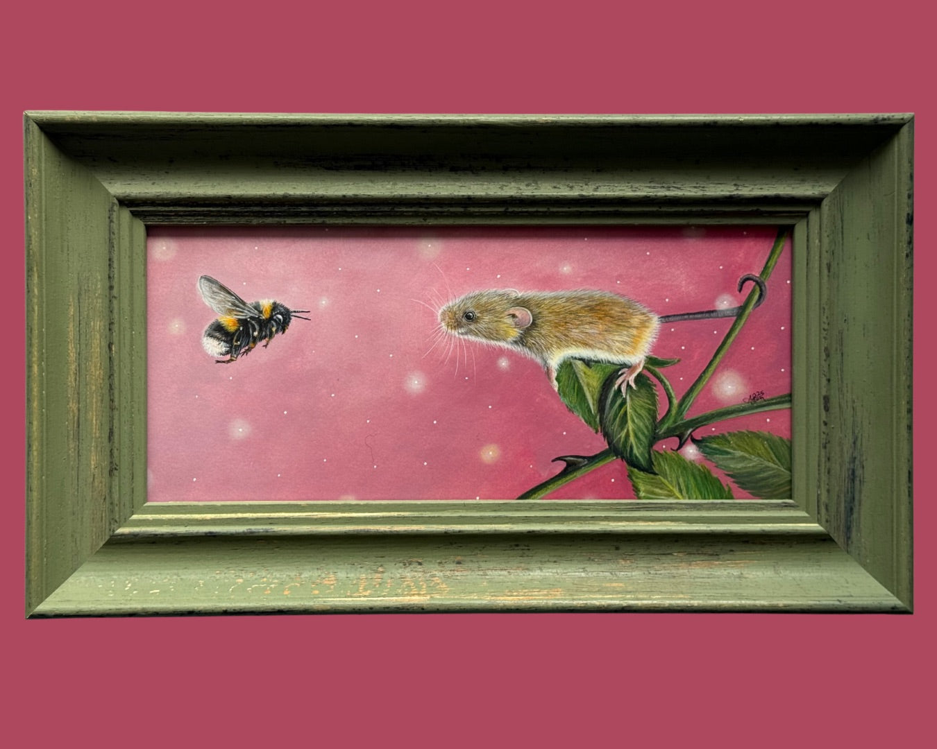 The Bee who knew the Mouse’s Name - Original Painting