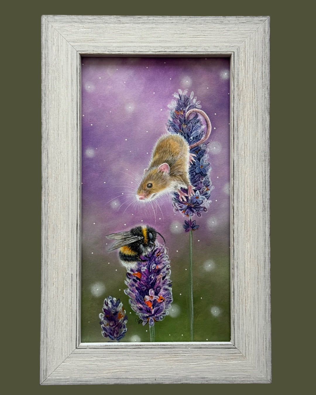 Marble and the Bumblebee - Original Painting