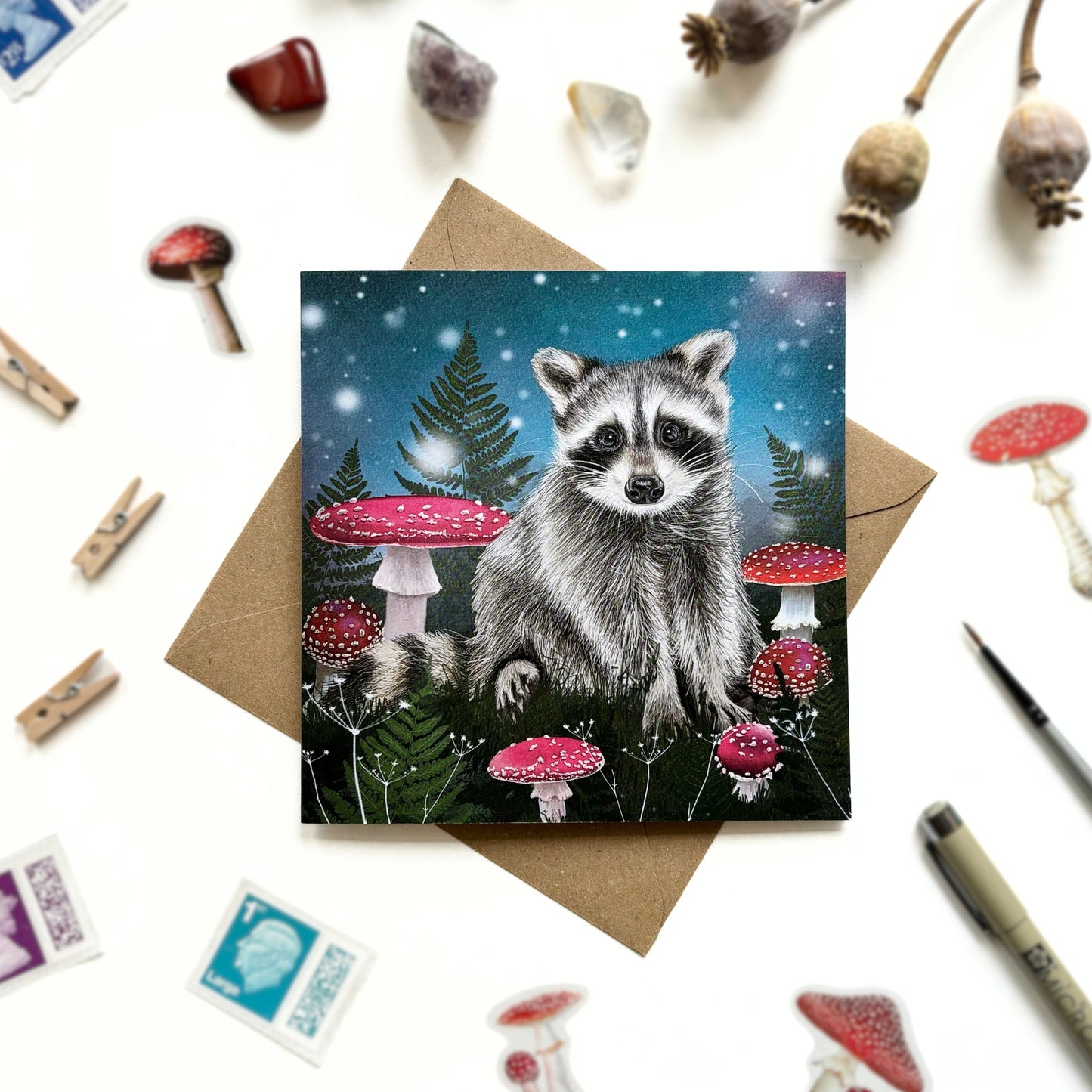 Ralf the Racoon Card