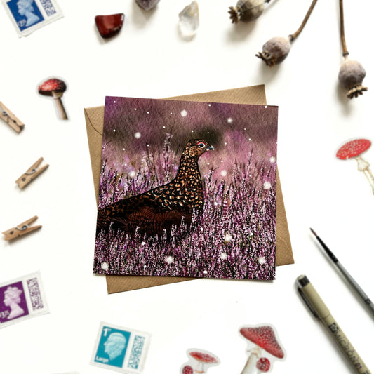 Red Grouse Card