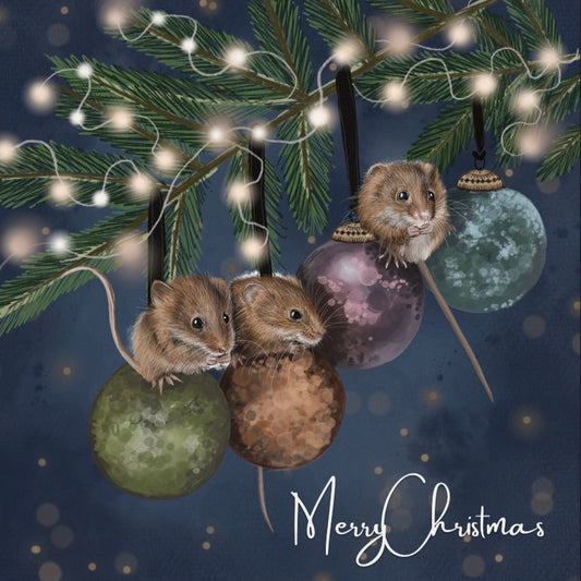 3 Mice - Christmas Card