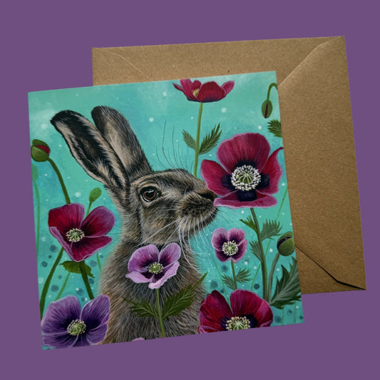 In the Poppies - Card