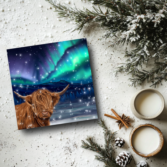 Bennachie Highland Cow Card