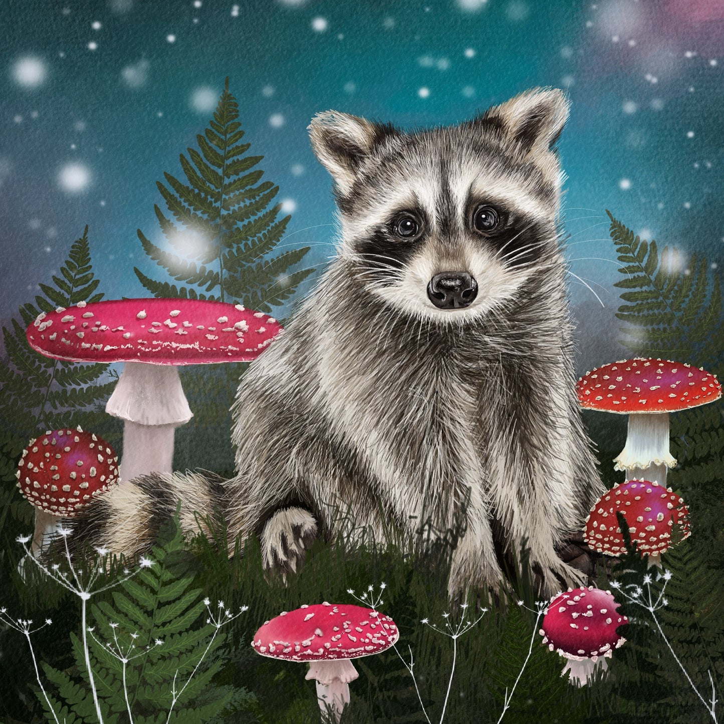 Ralf the Racoon Card