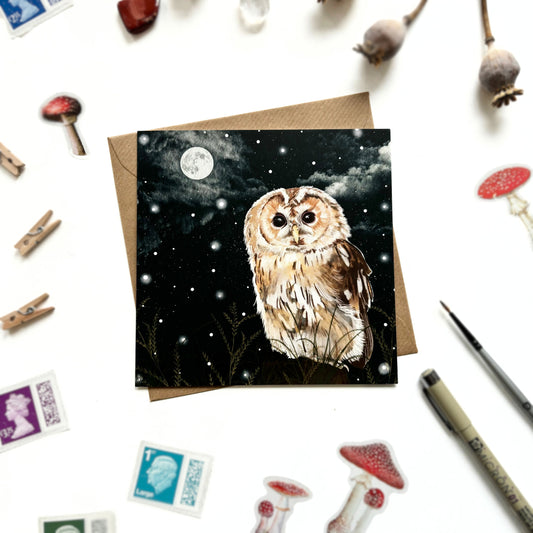 Tawny Moon Card