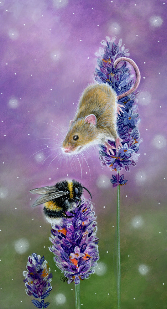 Marble and the Bumblebee - Original Painting