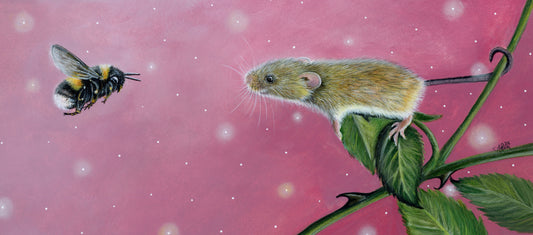 The Bee who knew the Mouse’s Name - Original Painting